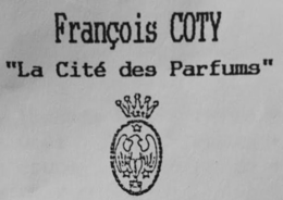FRANÇOIS COTY "LA CITÉ DES PARFUMS" trademark