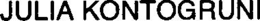 JULIA KONTOGRUNI trademark