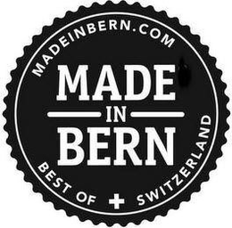 MADEINBERN.COM MADE IN BERN BEST OF SWITZERLAND trademark