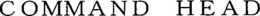 COMMAND HEAD trademark