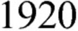 1920 trademark