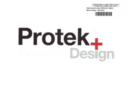 PROTEK + DESIGN trademark