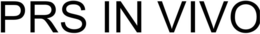 PRS IN VIVO trademark