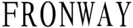 FRONWAY trademark