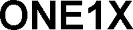 ONE1X trademark