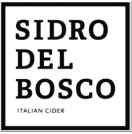SIDRO DEL BOSCO ITALIAN CIDER trademark