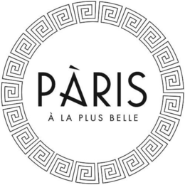 PÀRIS À LA PLUS BELLE trademark