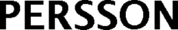PERSSON trademark