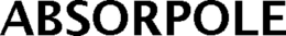 ABSORPOLE trademark