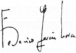 FEDERICO GARCÍA LORCA trademark