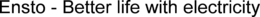 ENSTO - BETTER LIFE WITH ELECTRICITY trademark