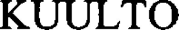 KUULTO trademark