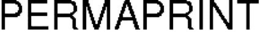 PERMAPRINT trademark