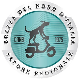 BREZZA DEL NORD D'ITALIA SAPORE REGIONALE CANEI 1975 trademark