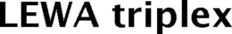 LEWA TRIPLEX trademark