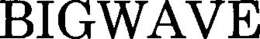 BIGWAVE trademark