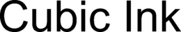 CUBIC INK trademark