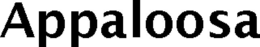 APPALOOSA trademark