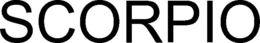 SCORPIO trademark