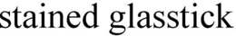 STAINED GLASSTICK trademark