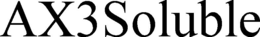 AX3SOLUBLE trademark