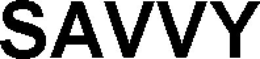 SAVVY trademark