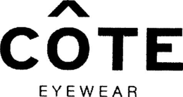 CÔTE EYEWEAR trademark