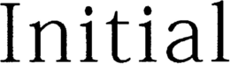 INITIAL trademark