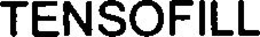 TENSOFILL trademark