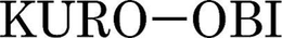 KURO - OBI trademark