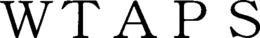 WTAPS trademark