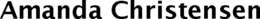 AMANDA CHRISTENSEN trademark