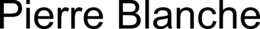 PIERRE BLANCHE trademark