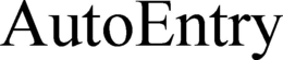 AUTOENTRY trademark