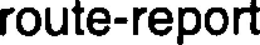 ROUTE-REPORT trademark