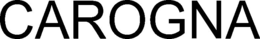 CAROGNA trademark