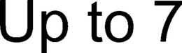 UP TO 7 trademark
