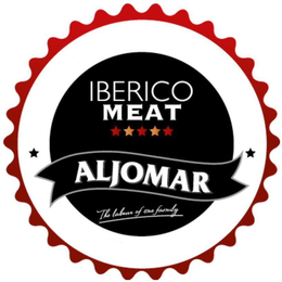 IBERICO MEAT ALJOMAR THE LABOUR OF ONE FAMILY trademark