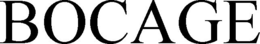 BOCAGE trademark
