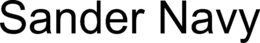 SANDER NAVY trademark