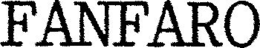 FANFARO trademark