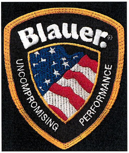 BLAUER. UNCOMPROMISING PERFORMANCE trademark