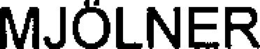 MJÖLNER trademark