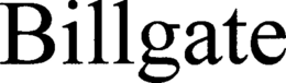 BILLGATE trademark