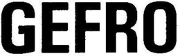 GEFRO trademark