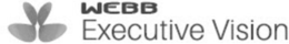 WEBB EXECUTIVE VISION trademark