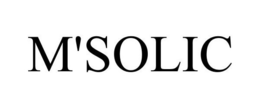 M'SOLIC trademark