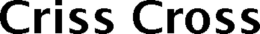 CRISS CROSS trademark