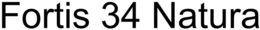 FORTIS 34 NATURA trademark
