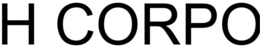 H CORPO trademark